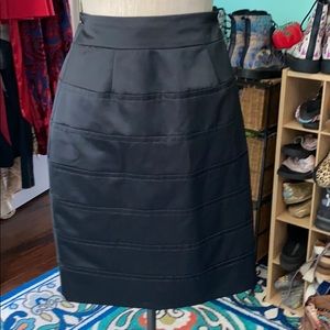 Black pencil skirt
